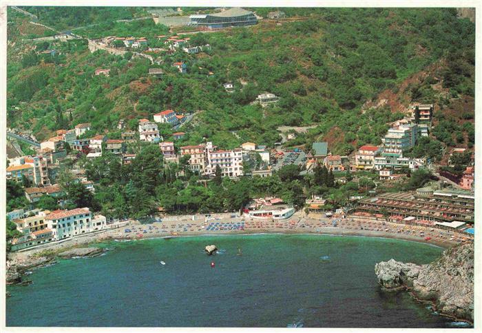 Taormina Sicilia IT Veduta aerea della costa