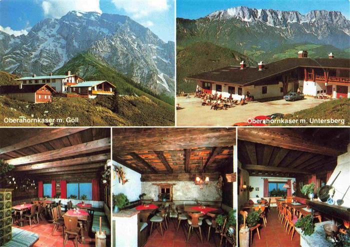 BERCHTESGADEN Bayern Berggaststaette Oberahornkaser Hoechstgelegene Autobahnrast