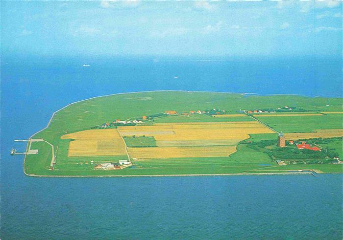 Insel Neuwerk Cuxhaven Nordseebad Blick zum Hauptschiffahrtsweg