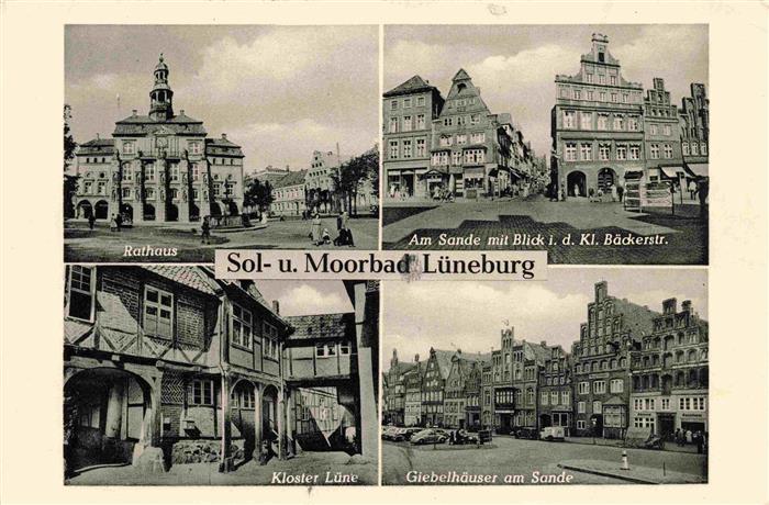LueNEBURG CITY Rathaus Am Sande Kloster Luene Giebelhaeuser