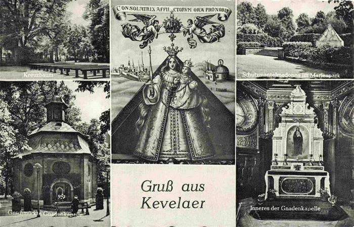 Kevelaer Gnadenkapelle Altar Kreuzbaum Schutzmantelmadonna Marienpark