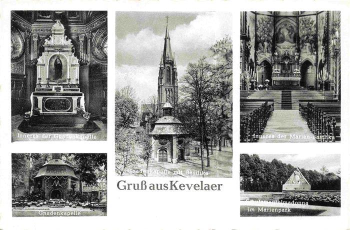 Kevelaer Gnadenkapelle Altar Basilika Schutzmantelmadonna im Marienpark