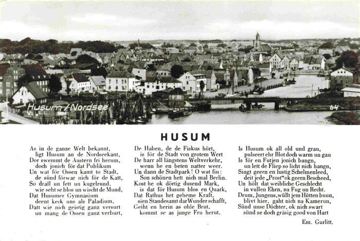 Husum Nordfriesland Stadtpanorama Poesie