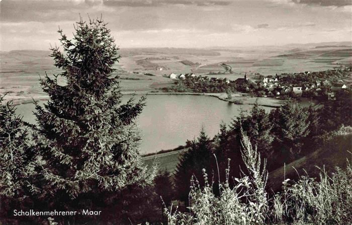 Schalkenmehren Vulkaneifel Panorama Schalkenmehrener Maar