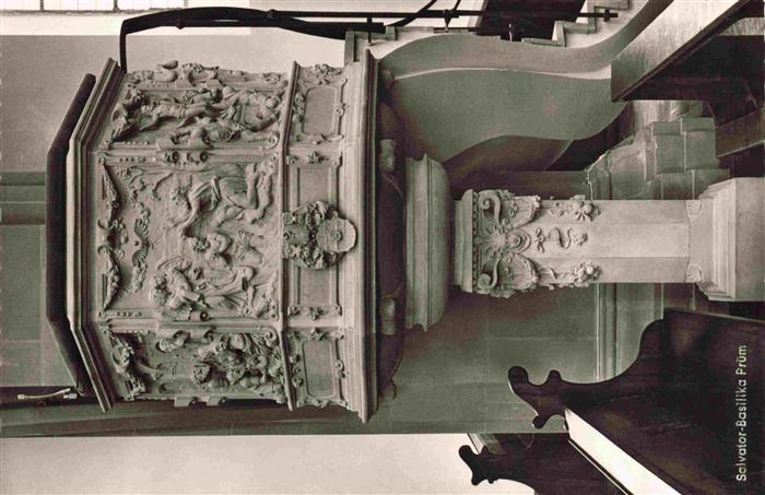 Pruem Eifel Salvator-Basilika Meisterwerk des Kurtrierischen Bildhauers H. R. Ho