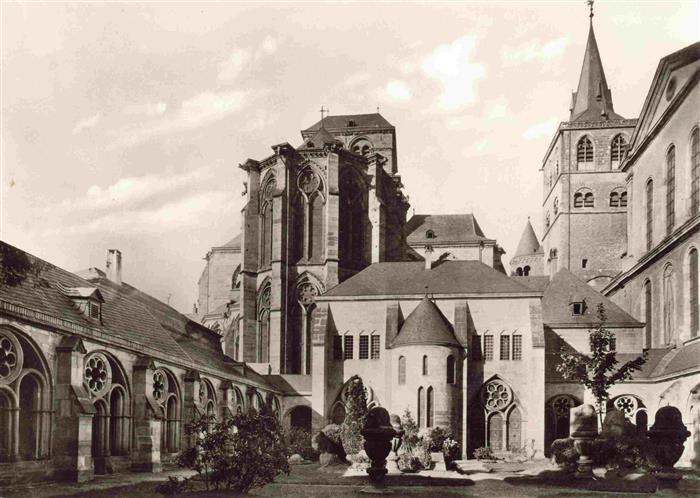 TRIER  CITY Blick vom Domfriedhof auf Dom und Liebfrauenkirche