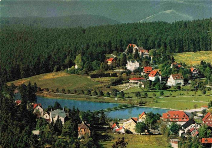 Hahnenklee-Bockswiese Harz Panorama Heilklimatischer Kurort und Wintersportplatz