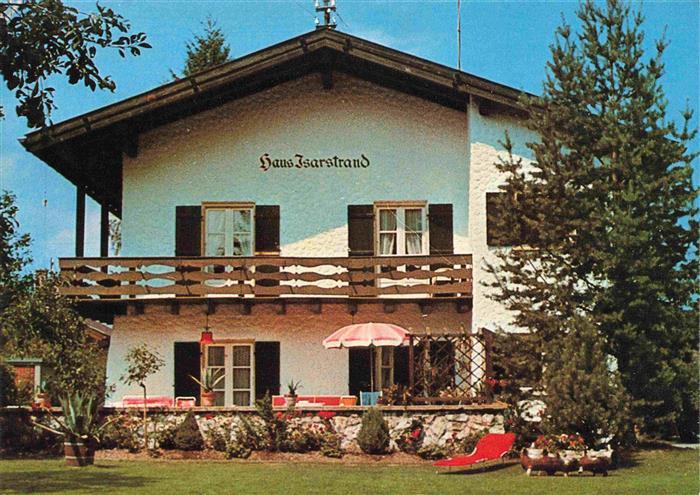MITTENWALD Bayern Haus Isarstrand