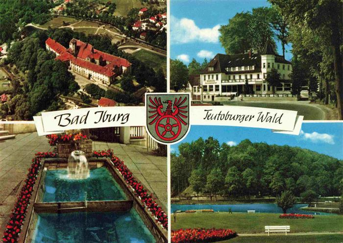Bad Iburg Waldhotel Felsenkeller Hotel Restaurant Café Brunnen Parkanlagen