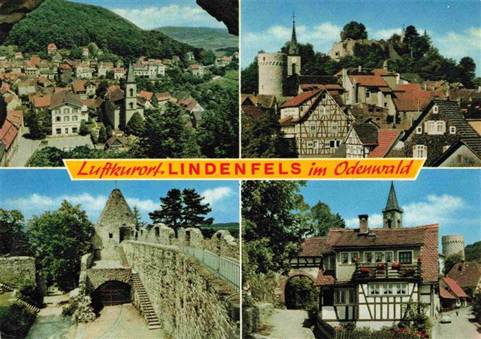 Lindenfels Odenwald Teilansichten Luftkurort Die Perle des Odenwaldes
