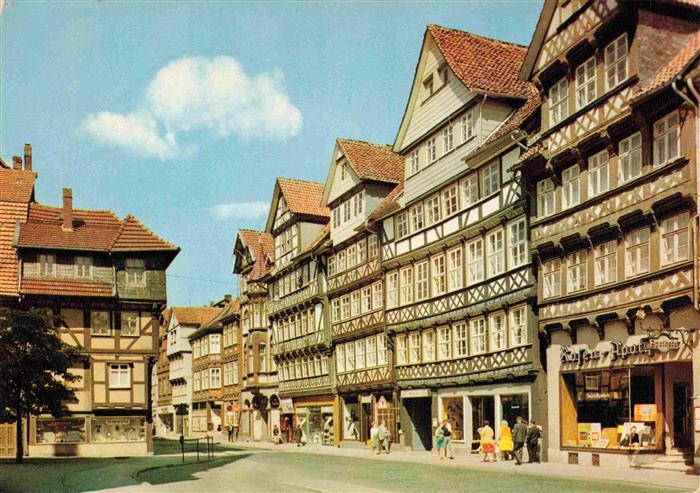 Hann. Muenden Langestrasse Altstadt Fachwerkhaeuser