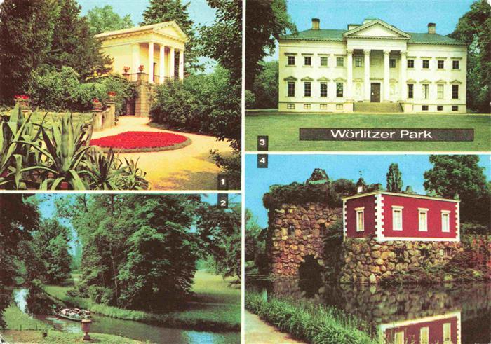 Woerlitz Sachsen-Anhalt Woerlitzer Park Floratempel Goldene Urne Schlossmuseum D