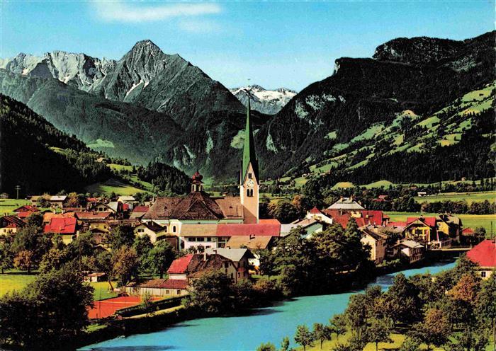 Zell am Ziller Tirol AT Panorama Blick gegen Tristner und Ingent