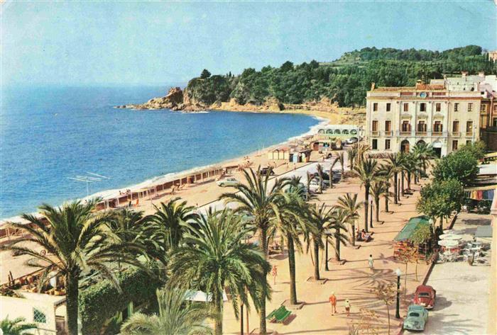 LLORET DE MAR Costa Brava ES Vista parcial del paseo y playa