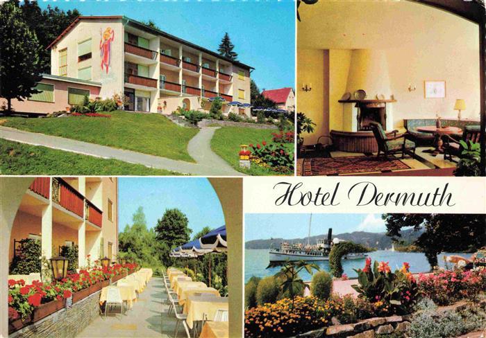 KLAGENFURT Woerthersee AT Gasthof Hotel Dermuth Fremdenzimmer Terrasse Fahrgasts
