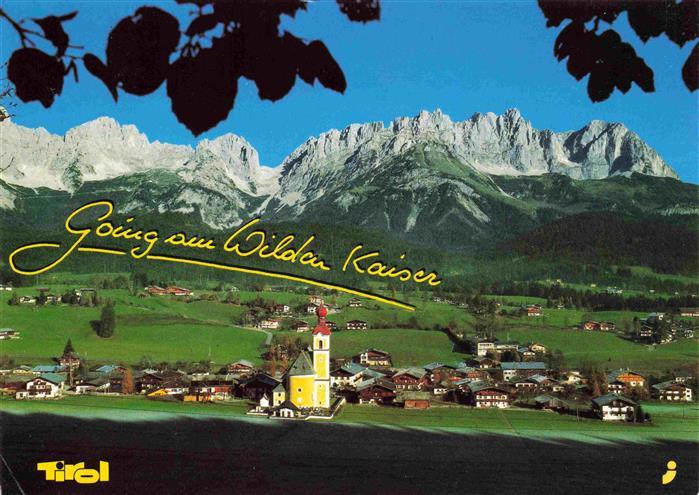 Going Ellmau Wilden Kaiser Tirol AT Panorama Wilder Kaiser Kaisergebirge