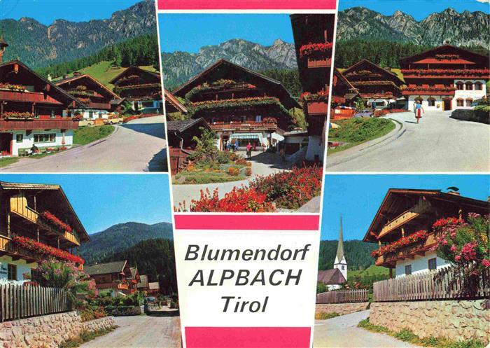 Alpbach Brixlegg Tirol AT Teilansichten Blumendorf