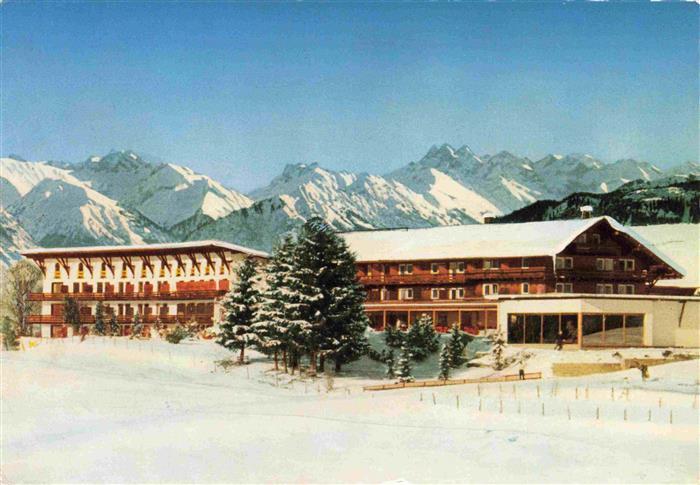 Sonthofen Oberallgaeu Alpen- Moor- und Kneippbad Sonnenalp Kurhotel Winterpanor