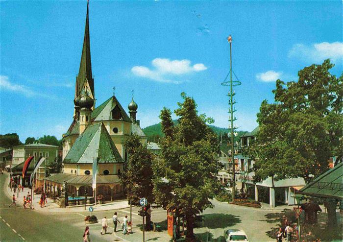 Prien Chiemsee Marktplatz Kirche