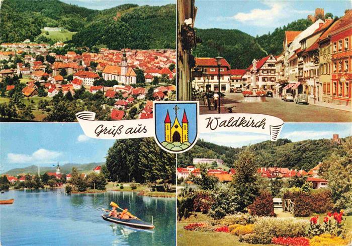 Waldkirch Breisgau Panorama Stadtzentrum Rudern