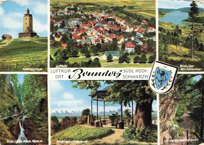 Bonndorf Schwarzwald BW Luftbild Blick ueber den Schluchsee Lotenbachklamm Aussi