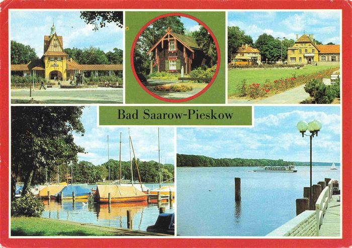 Pieskow Bad Saarow Bahnhof Maxim-Gorki-Gedenkstaette Bahnhofsplatz Scharmuetzels