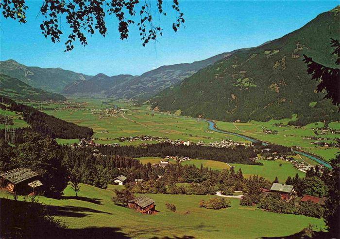 Ried Zillertal Panorama aeusseres Zillertal Ried Uderns Fuegen
