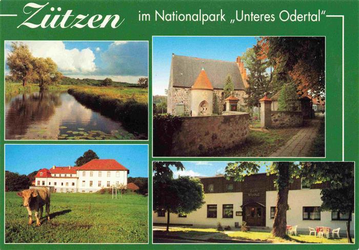 Zuetzen Angermuende Panorama Nationalpark Unteres Odertal Viehweide Gaststaette