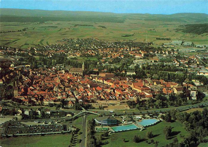 Bad Neustadt Saale Panorama Naturpark Bayerische Rhoen