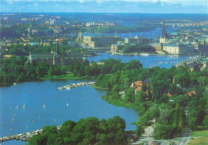 STOCKHOLM Sweden Panorama Blick vom Kaknaesturm