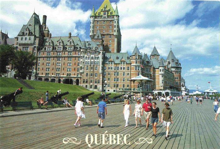 QUEBEC Canada Château Frontenac Terrasse Dufferin