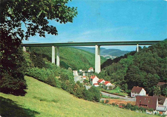 LueDENSCHEID NRW Autobahnbruecke der Sauerlandlinie