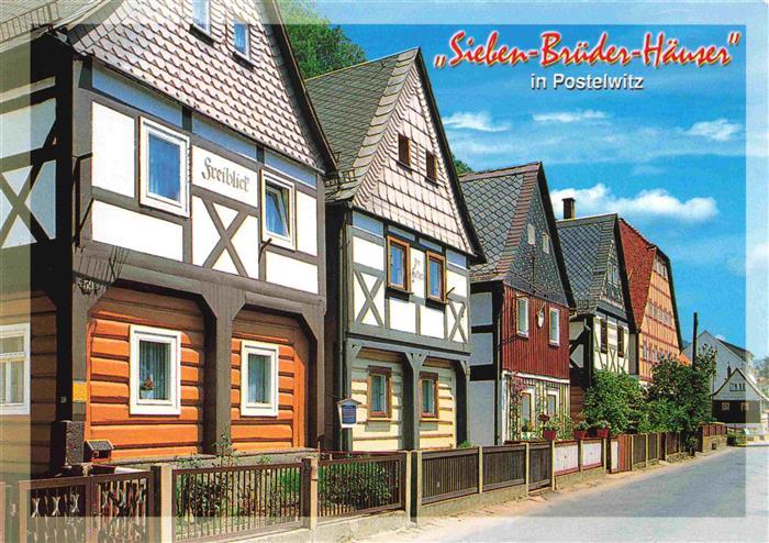 Postelwitz Sieben-Brueder-Haeuser Fischer- und Schiffersiedlung