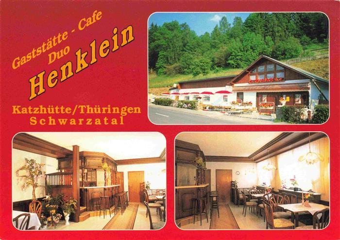 Katzhuette Thueringen Gaststaette Café Duo Henklein