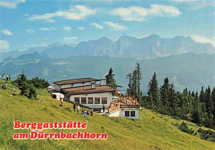 Reit Winkl Berggaststaette am Duerrnbachhorn Alpenpanorama
