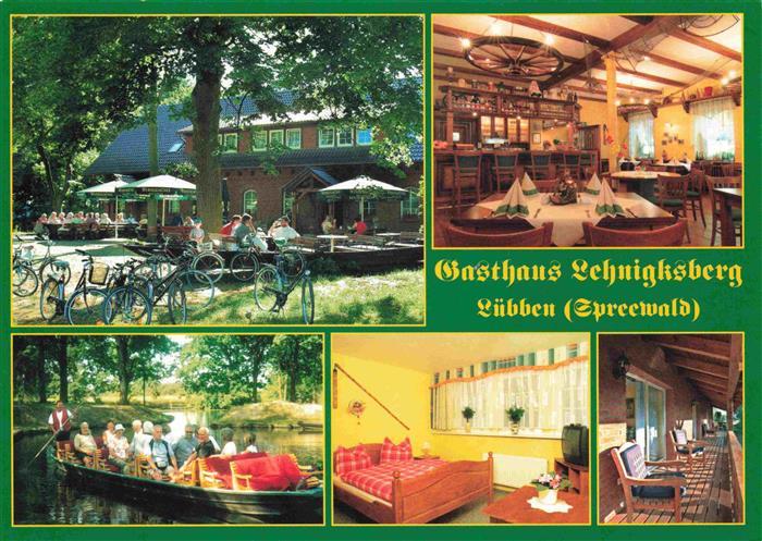 Luebben Spreewald Gasthaus Lehnigksberg Ausflugslokal an der Spree
