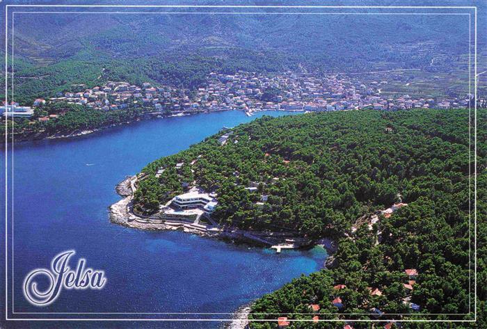 Jelsa Croatia Fliegeraufnahme