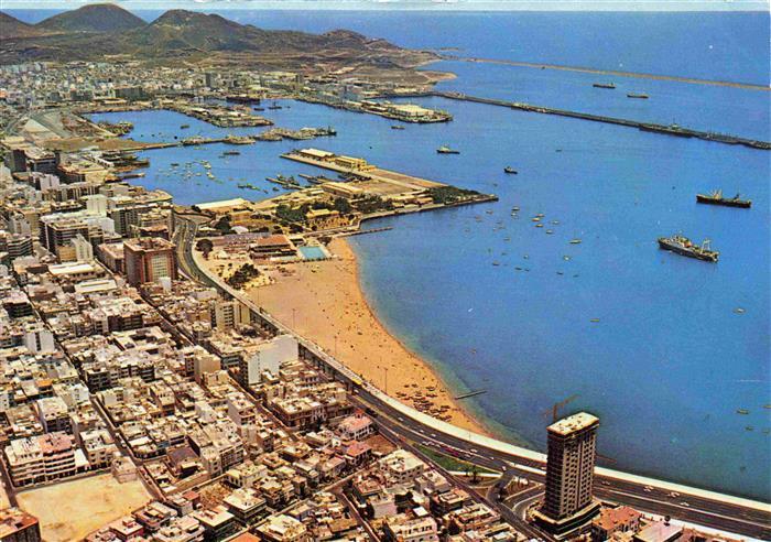 Puerto de la Luz Canarias ES Bahía del puerto de la Luz vista aérea