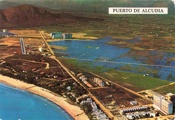 Puerto de Alcudia Mallorca ES Vista aérea