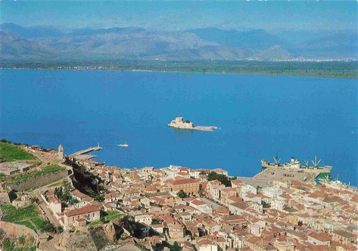 Nauplia Nauplion Nauplia-Assini Peloponisos Greece Panorama Ansicht der Stadt mi