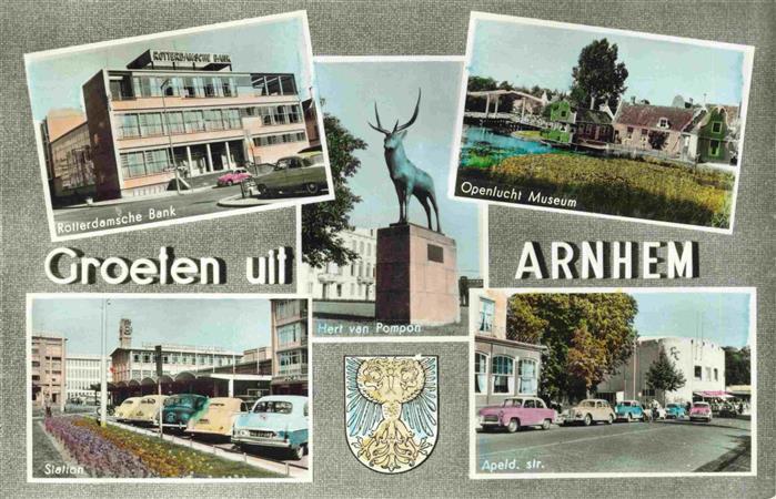 ARNHEM Arnheim NL Rotterdamsche Bank Openlucht Museum Station Apeld Str