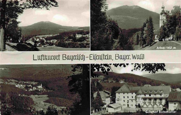 Bayerisch Eisenstein Panorama Arber Gasthof Botschafter