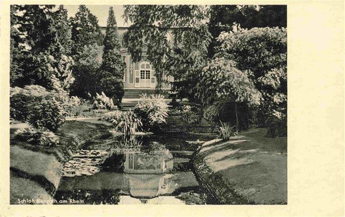Benrath Duesseldorf NRW Schloss Benrath am Rhein
