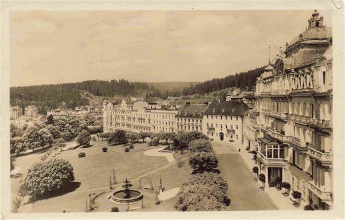 MARIANSKE LAZNE Marienbad CZ Stadtplatz
