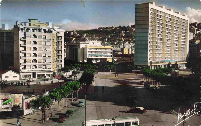 ALGER  Algerie Rond Point du Champ de manoeuvre