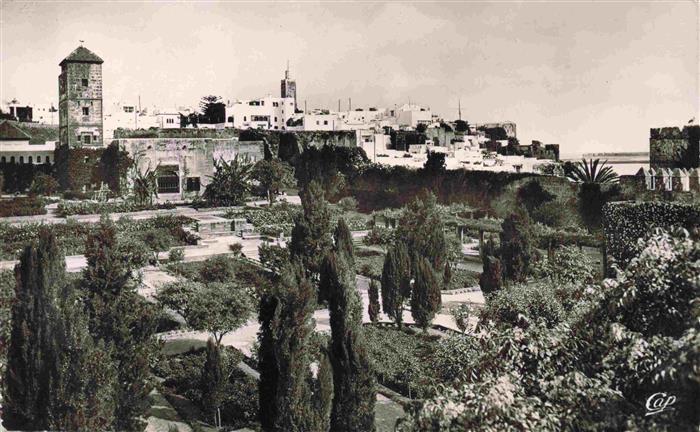 RABAT  Maroc La Pointe des Oudaias vue des Jardins
