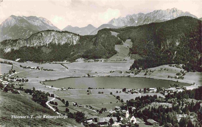 Thiersee Tirol AT mit Kaisergebirge