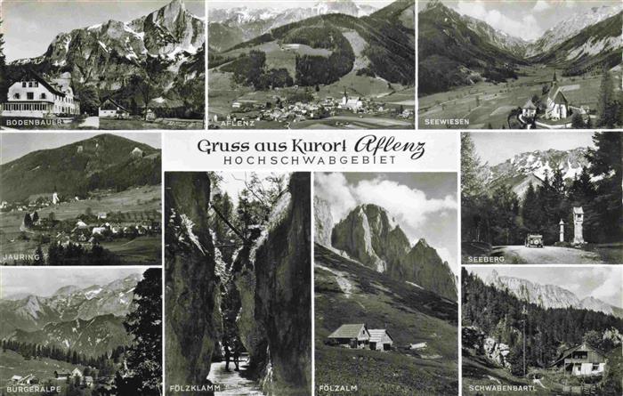 Aflenz Obersteiermark AT Bodenbauer Panorama Seewiesen Jauring Buergeralpe Foelz