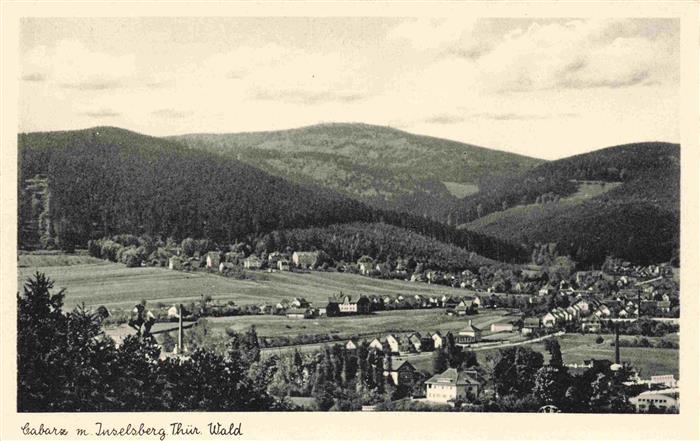 Tabarz Bad Tabarz mit Inselsberg Panorama