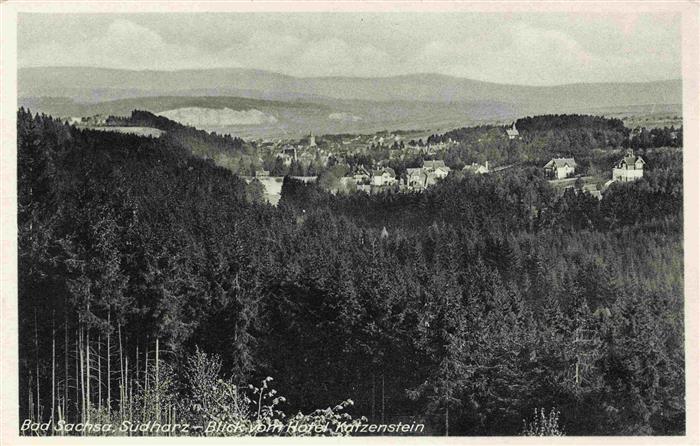 Bad Sachsa Harz Blick vom Hotel Katzenstein